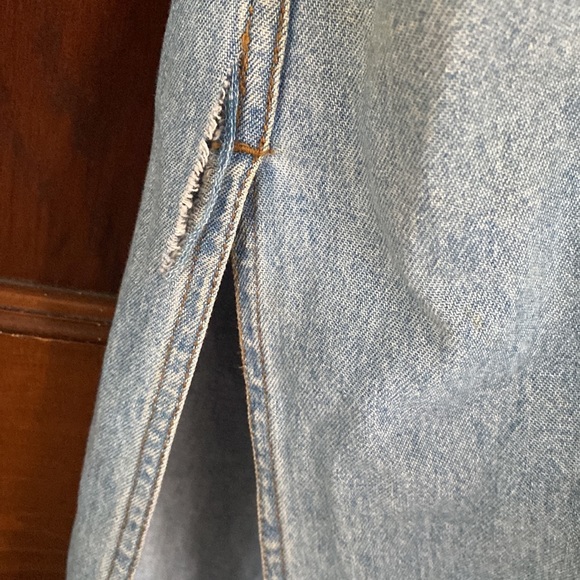 Vintage Denim and Lace Dress - Picture 7 of 9